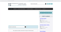 Desktop Screenshot of integrativechange.com